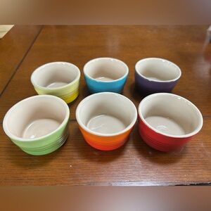 Colorful Le Creuset Ceramic Ramekin Set